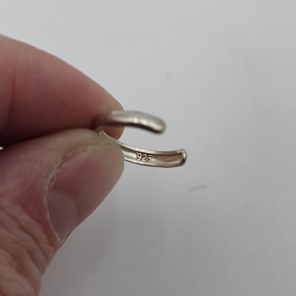 Size 3 Sterling Silver Plain Toe Ring A2907 - Picture 4 of 7